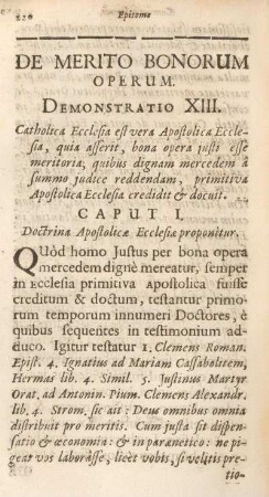 De merito bonorum operum.