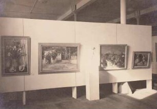 Raumaufnahmen der 2. Deutschen Kunstausstellung August/Oktober 1949