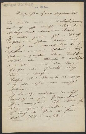 Brief an Friedrich Wilhelm Jähns : 07.03.1866