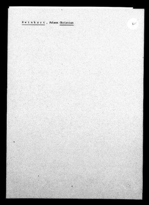 Reinhart, Johann Christian - Landschaftsmaler 1810 - November - 12, ordentliches auswärtiges Mitglied