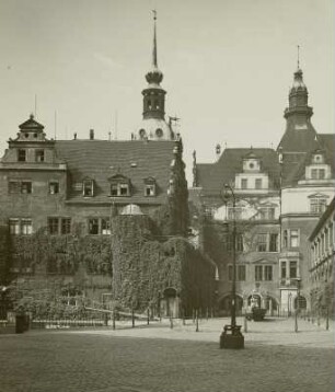 Dresden, Residenzschloss : Dresden-Altstadt. Residenzschloss, Kanzleihaus. Ansicht von Osten