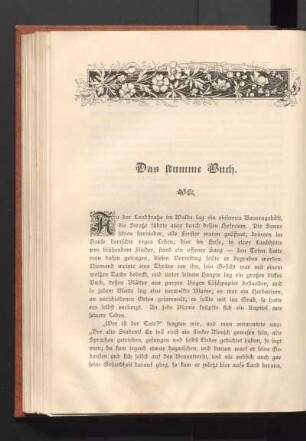 Das stumme Buch.