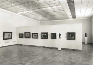 M. Slevogt, G. Kolbe : Dresden, Albertinum. Gemäldegalerie Neue Meister, M. Slevogt, G. Kolbe. Raumaufnahme