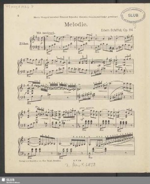 Melodie. Op.114