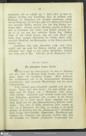Neuntes Kapitel. Des Columbus fernere Reisen
