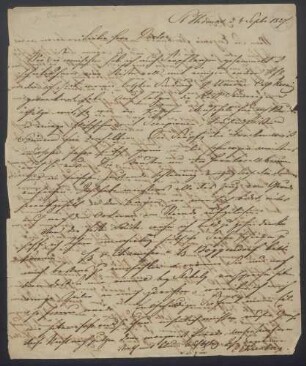 Carl August Ehrenberg, Brief