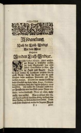 31-37, Abdanckung