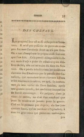 31-47, Des chevaux.