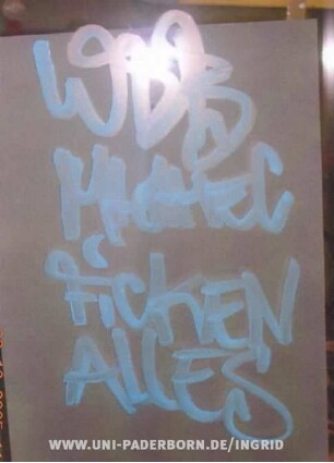 WDB unleserlich Ficken AllES