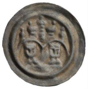Fundmünze, Brakteat, 1253 - 1260