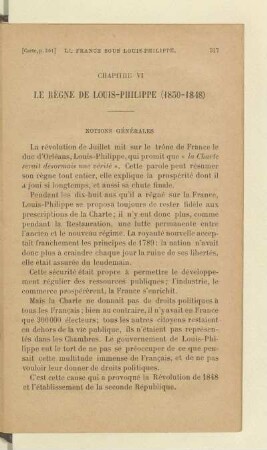 Le régne de Louis-Philippe (1830 - 1848)