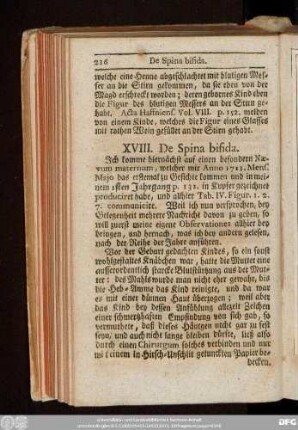 XVII. De Spina bifida.