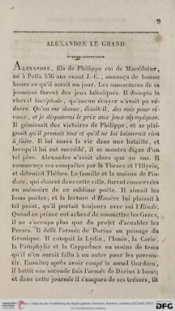 Alexandre le Grand