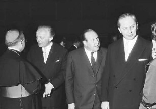 Freiburg: Stadthalle; Schäufele; Furler; Ministerpräsident Meyers, Nordrhein-Westfalen; Kiesinger