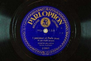 I pescatori di Perle : Mi par d'udir ancora / (Bizet)