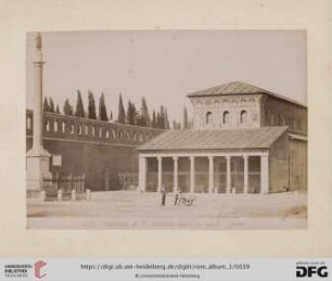 1020 Facciata di S. Lorenzo fuori le mura - Roma