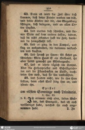 [Am eilften Sonntage nach Trinitatis]