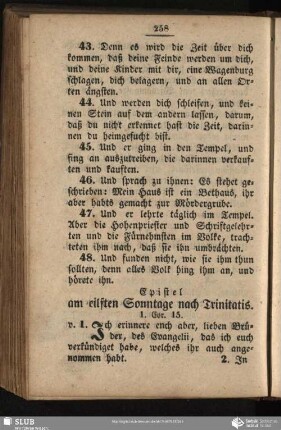[Am eilften Sonntage nach Trinitatis]