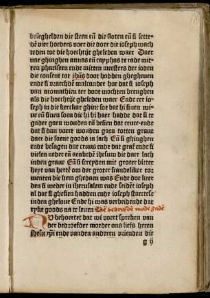 [N]U behoertet dat wi voert spreken