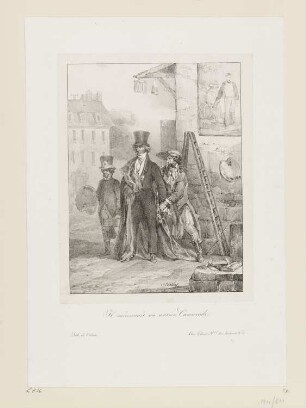 Armer Maler, aus: "Lithographische Skizzen"