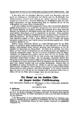 Der Kampf um den deutschen Osten als Zeugnis deutscher Selbstbehauptung : eine unterrichtliche Darstellung der Ostbewegung im Sinne volksdeutscher Erziehungsarbeit