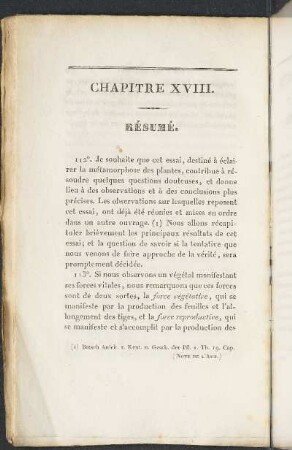 Chapitre XVIII. Résumé