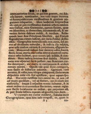 Commentatio de vera geographiae methodo