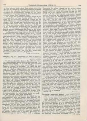 206-207 [Rezension] Theologicae Dogmaticae Manuale ; 2