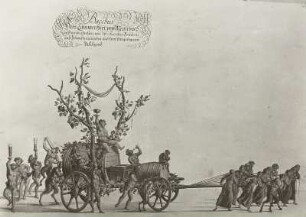 Götteraufzug Augusts des Starken im Februar 1695