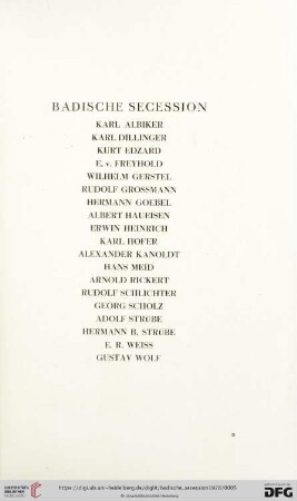 Badische Secession