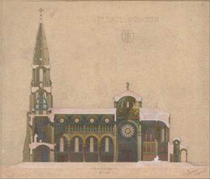 Beisbarth, C; München; St. Paul - Längsschnitt