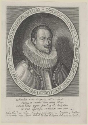 Bildnis des Wilhelmus Marchio Badens. et Hachb.