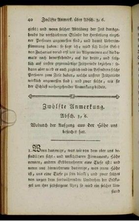 Zwölfte Anmerkung. Absch. 3, 6. - Sechzehnte Anmerkung. Absch. 6, 6.