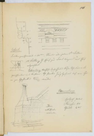 Dom, Naumburg/Saale: Details (aus: Skizzen- und Fotoalbum 8)