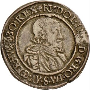 Vierteltaler Kaiser Rudolfs II., 1590