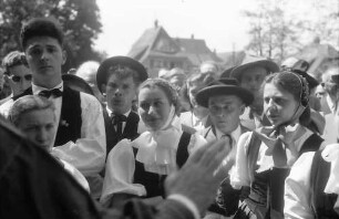 Lörrach: Gruppe beim Singen