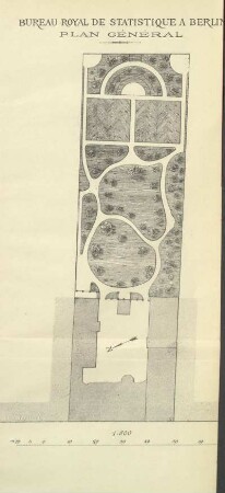 Bureau Royal de Statistique à Berlin. Plan général