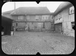 Erfurt-Altstadt, Lange Brücke 37 a. Rabenmühle. Hofansicht