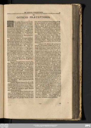 De Officio Praeceptoris.
