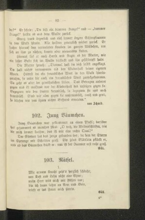 102. Jung Bäumchen.