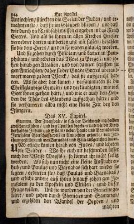 344-354, Das XV. - XVII. Capitel