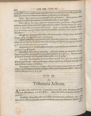 Tit. IV. De Tributoria Actione.