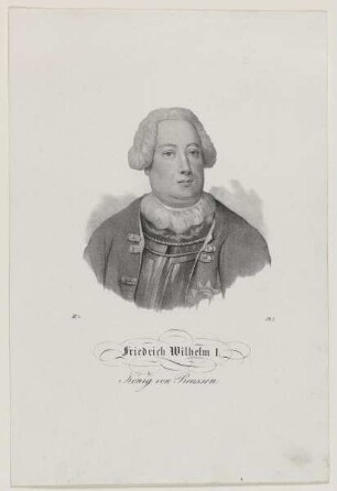 Bildnis des Friedrich Wilhelm I., König von Preussen
