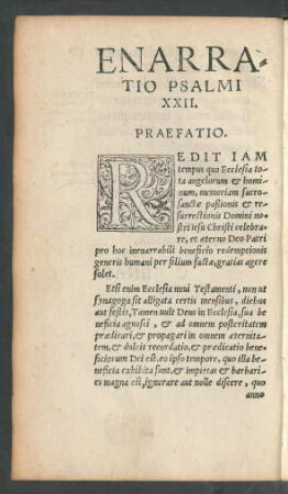 Enarratio Psalmi XXII.