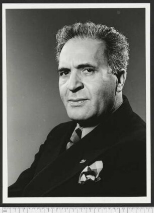 Porträtaufnahme Bruno Walter