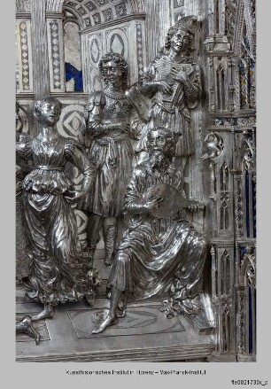 Silberaltar: Gastmahl des Herodes und der Tanz der Salome