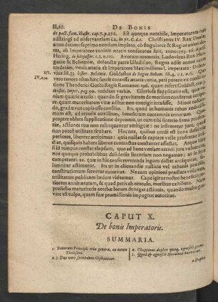 Caput X. De bonis Imperatoris