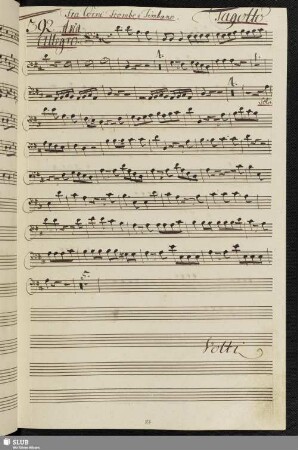 392. Aria: Fra Corni Trombe e Timpani / Gazzaniga, G.