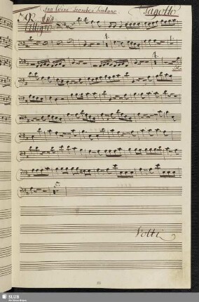 392. Aria: Fra Corni Trombe e Timpani / Gazzaniga, G.