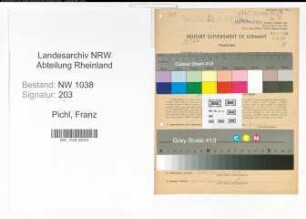 Entnazifizierung Franz Pichl , geb. 07.05.1890 (Beamter)